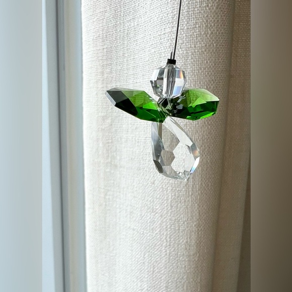 Swarovski Crystal Guardian Angel - Emerald Green - Picture 2 of 3